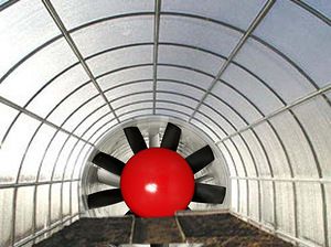 Automatic greenhouse ventilation system and its calculation