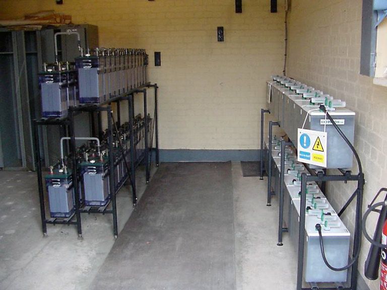 Ventilation of the battery room, workshop