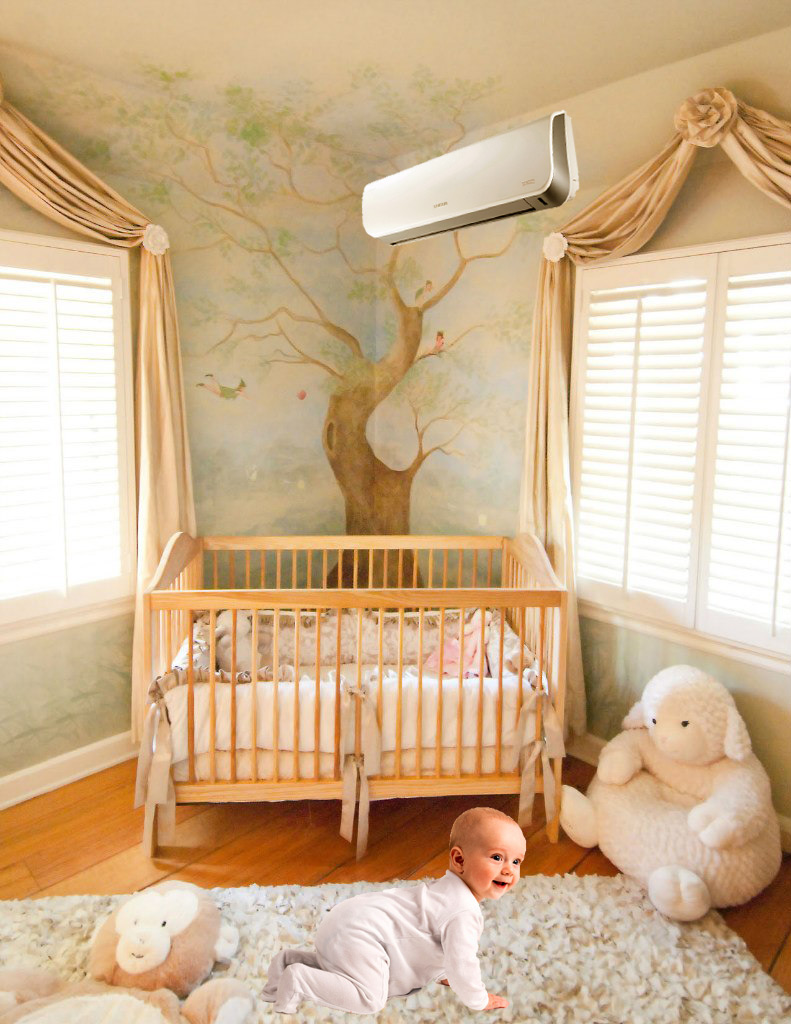 The choice of an air conditioner in a room, depending on its purpose, size and location