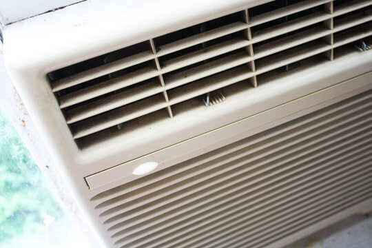 Installation of a supply air conditioner is quick and easy