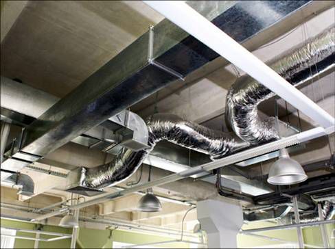 Tuyaux de ventilation galvanisés