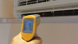 thermomètre infrarouge sans contact pour la technologie climatique