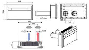 wall-mounted monoblock air conditioner diagram