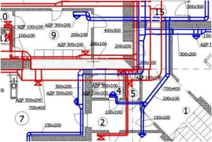 exemple de schéma de câblage pour la ventilation d'alimentation et d'extraction