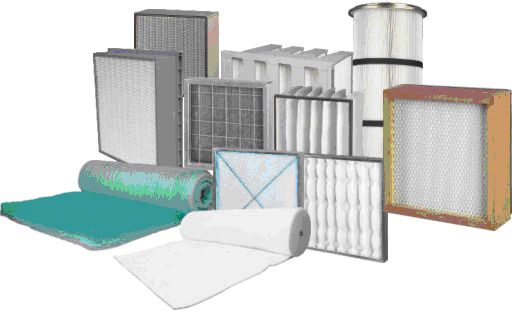 various filters for ventilation