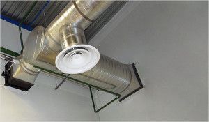 difusor en ventilació industrial