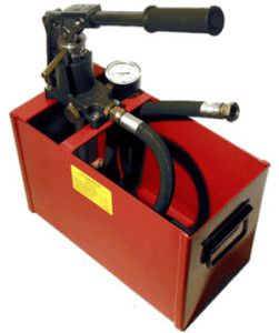 hydrauliczna pompa ręczna testowa