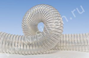 Steel wire reinforced polyolefin air duct