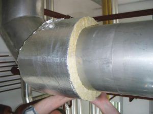 insulation of the ventilation pipe