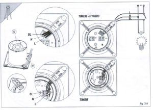 Schemat podłączenia wentylatora łazienkowego