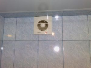 Silent fan in the bathroom