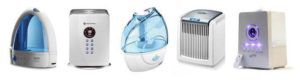 five types of humidifiers