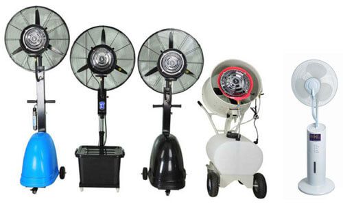 Diversos models d’humidificadors de ventiladors