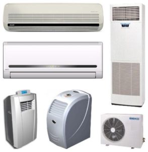 assortment of BEKO air conditioners