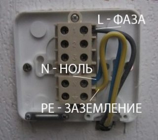 Connexió elèctrica mitjançant caixa de bornes